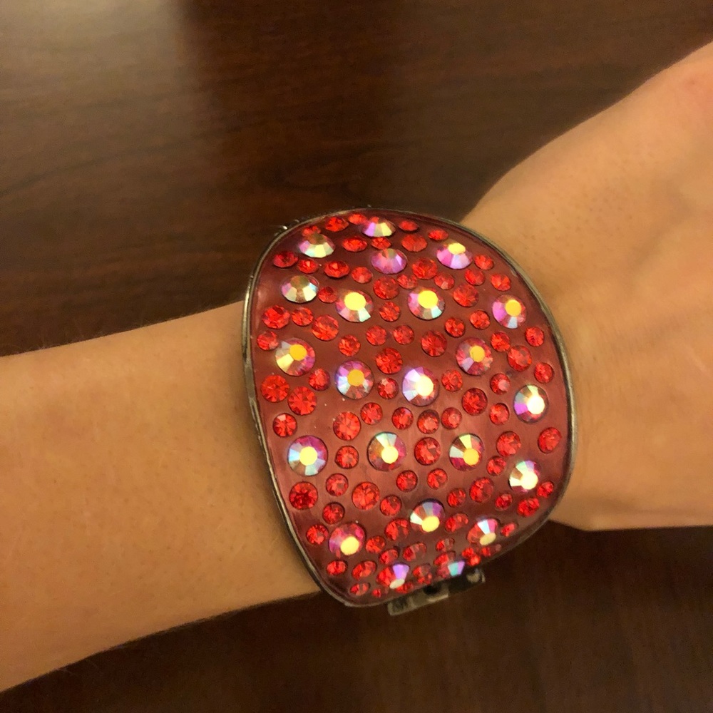 Statement Red Bracelet